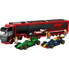 LEGO CITY 60445 F1 - Camion con auto F1 RB20 e AMR24