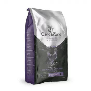 Canagan cibo secco per gatti Light/Senior 1,5kg