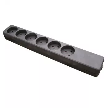 Ciabatta Garbot Z66000112-PA01 6 uscite AC per interni nero