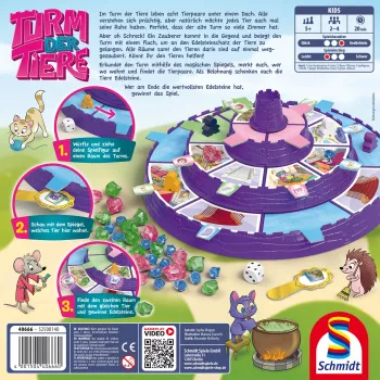 Schmidt Spiele Turm der Tiere, gioco da tavolo