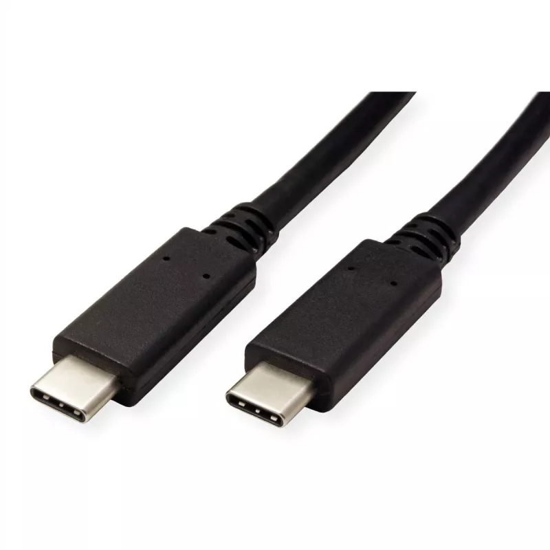 Cavo ROLINE USB3.2Gen2 PD 20V5A Type-C-C ST/ST 0,5 m - cavo - digitale/dati - 0,5 m (11.99.9057)