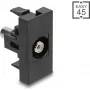 DELOCK adattatore audio presa RCA (Cinch) a presa RCA (Cinch), angolo 45°, bianco, modello 90958