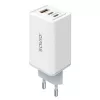 Alimentatore SAVIO LA-07 GaN 65W, USB, QC4.0+, PD 3.0, bianco