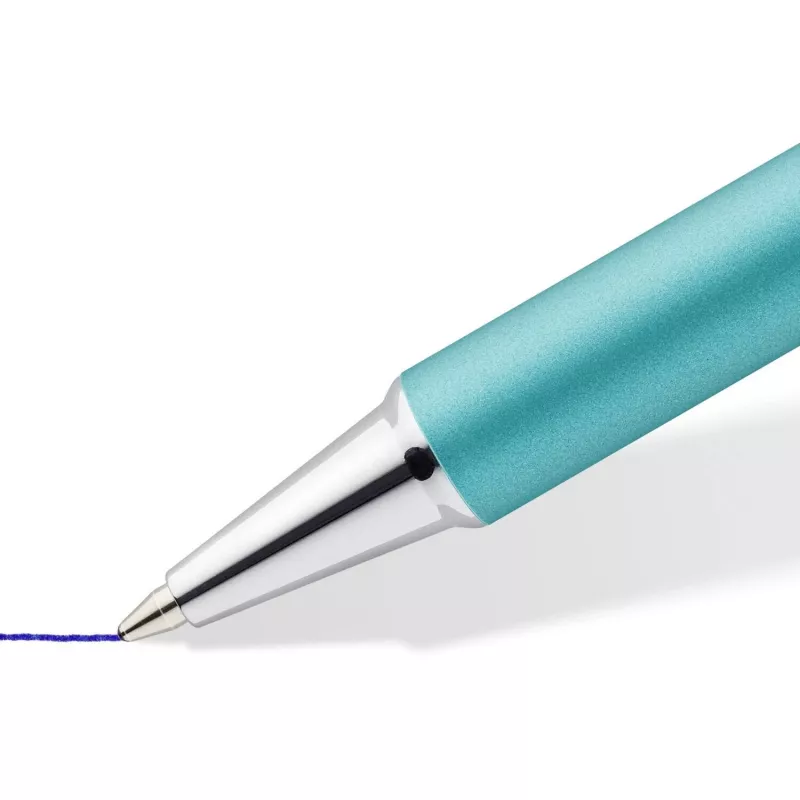 Staedtler elance 421 45 penna a sfera a scatto, beige oro, inchiostro blu