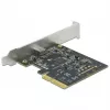 DeLOCK - adattatore USB - PCIe 3.0 x4 low-profile - USB 3.2 Gen 2x2 x 1 (89036)