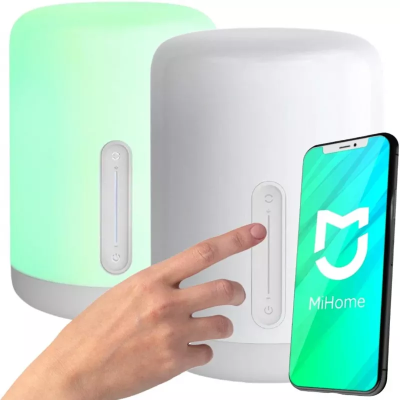 Xiaomi Mi Lampada da comodino 2 Lampada da tavolo smart bianca Wi-Fi