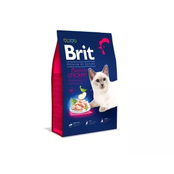 Cibo secco per gatti Brit Premium By Nature Sterilized pollo, 1,5 kg, gatti adulti sterilizzati, 33% proteine, 14% grassi