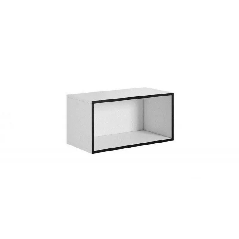 Armadio contenitore aperto Cama ROCO RO4 75/37/37 bianco/nero