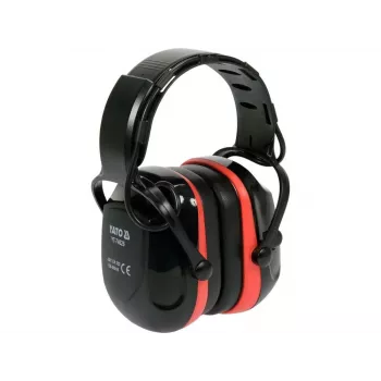 Cuffie antirumore YATO YT-74626, struttura in PVC, batteria ai polimeri di litio, 348 g