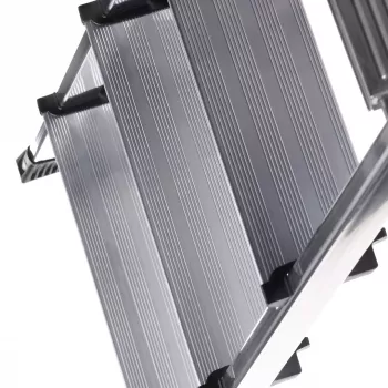 Scala pieghevole Krause Secury argento