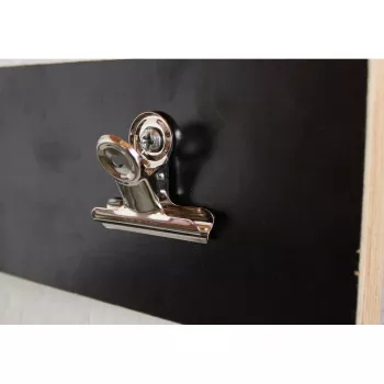 MAUL clip per lettere in metallo, colore: nichel, larghezza: 30 mm apertura: 10 mm, confezione self-service (21730-96)