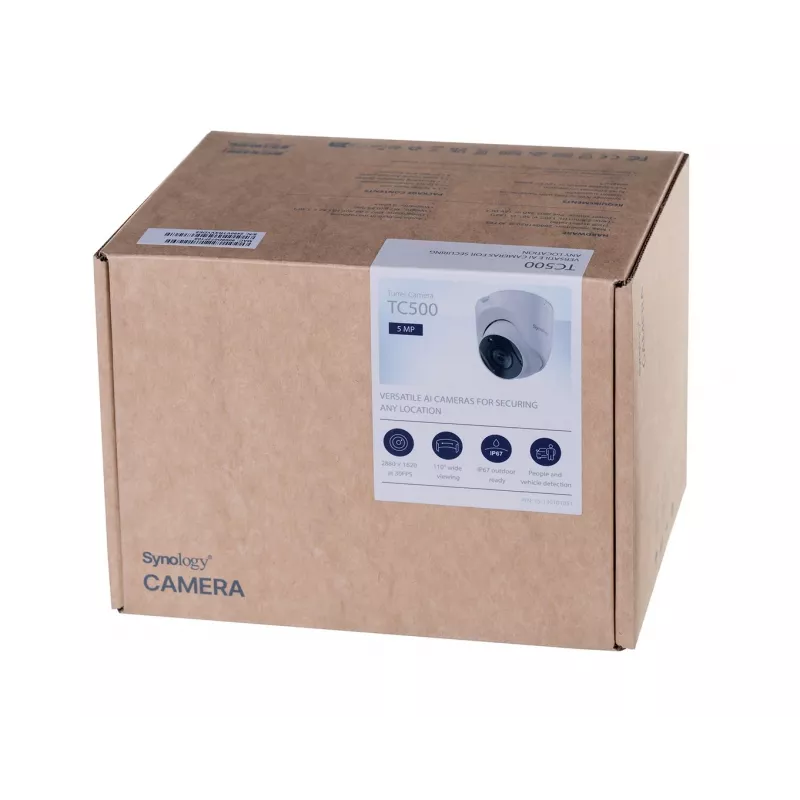 Synology TC500 telecamera di sicurezza telecamera di videosorveglianza IP a torretta per interni ed esterni 2880 x 1620 pixel soffitto