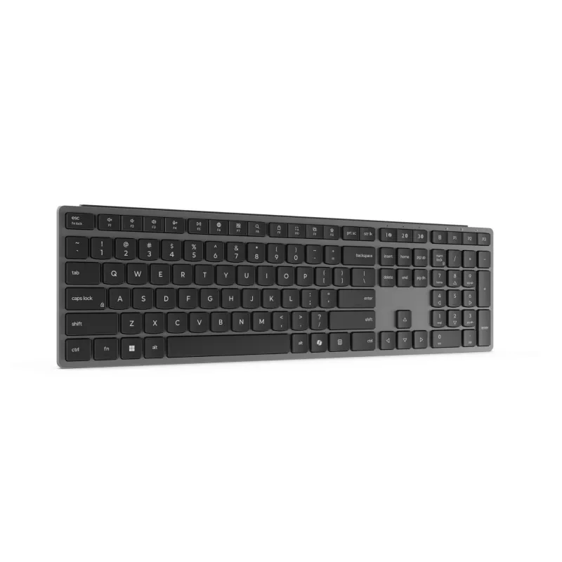 Tastiera multi-device wireless Lenovo 700, layout inglese US, Bluetooth, Luna Grey