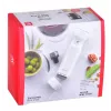 Pompa per conservazione del vino ZWILLING FRESH & SAVE – testa pompa per tappi sottovuoto, grigio, Ø 3 cm, altezza 40 mm, set da 3 pezzi