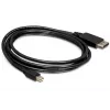 Cavo Mini DP/DP 1.2 DeLOCK 82438 2 m nero