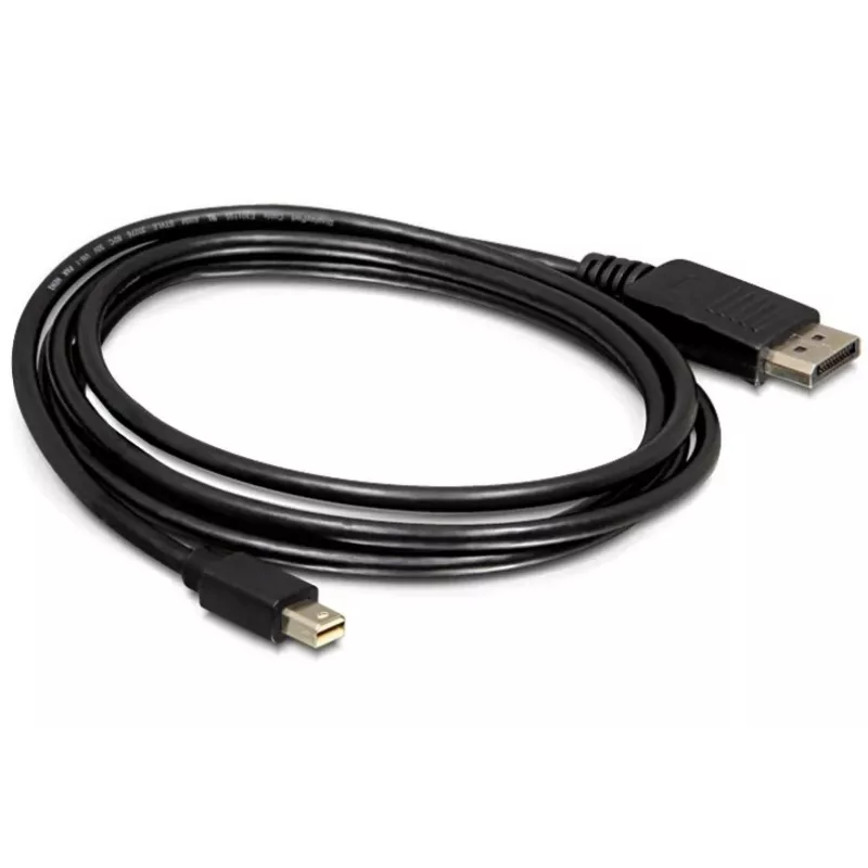 Cavo Mini DP/DP 1.2 DeLOCK 82438 2 m nero