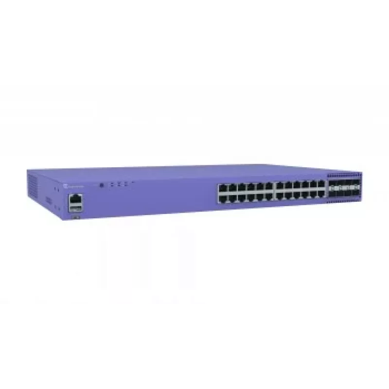 Extreme Networks ExtremeSwitching 5320-24P-8XE switch gestito L2/L3, 24x 10/100/1000 PoE+, 4x 1/10 Gigabit SFP+, 2x SFP-DD, impilabile