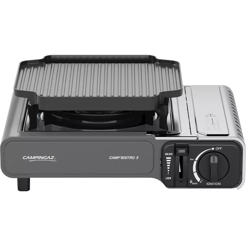 Fornello da campeggio portatile Campingaz CampBistro 3 con piastra in alluminio pressofuso