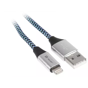 Cavo Lightning Tracer TRAKBK46269 1 m nero blu argento
