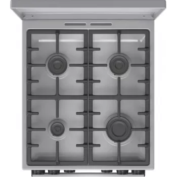 Gorenje GKS5C71XF piano cottura freestanding con forno argento