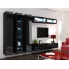 Armadietto chiuso Cama VIGO '180' 180/40/30 nero/nero lucido
