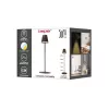 Beper P201UTP403 lampada da divano ricaricabile, controllo touch, altezza regolabile, 2,3 W, Corten