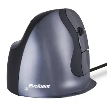 Evoluent VerticalMouse D Medium - Mouse - ergonomico - laser - 6 tasti - con filo - USB