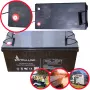 Extralink accumulatore AGM 12V 200Ah batteria al piombo-acido sigillata (VRLA), 12 V, 200 Ah, esente da manutenzione