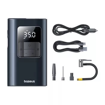 Torcia Baseus PrimeTrip VA1 pompa 2-in-1, nero