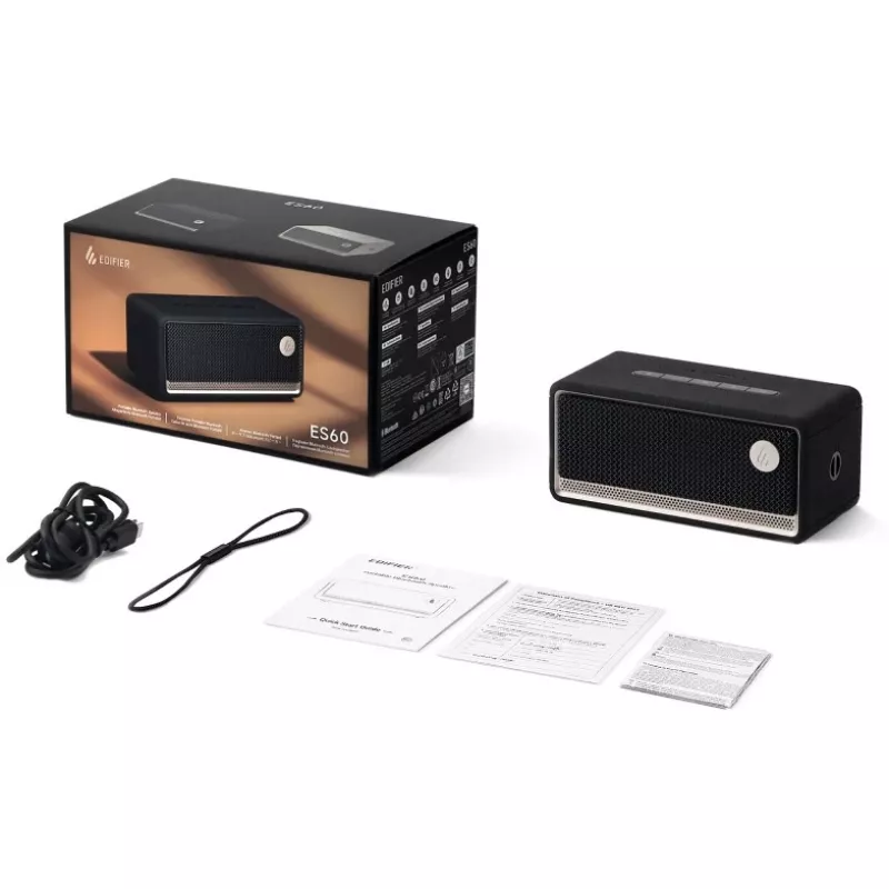 Altoparlante stereo portatile Edifier ES60 Nero