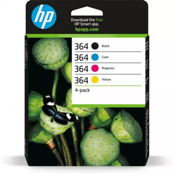 HP 364 confezione da 4 cartucce inchiostro originali nero/ciano/magenta/giallo