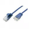 ROLINE GREEN Cavo patch UTP Cat.6A (Classe EA), LSOH, sottile, Blu, 1 m