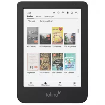 Tolino shine color E-Book Reader Touchscreen 16 GB Wi-Fi nero