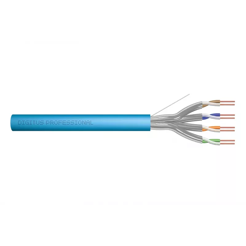 Cavo di rete Digitus DK-1624-A-VH-1 RJ45 Cat6a 100 m blu