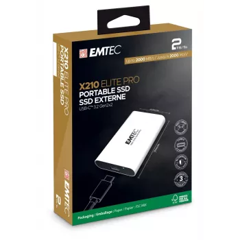 SSD portatile EMTEC X210 3.2 Gen2 2 TB