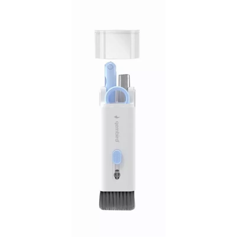 Gembird Kit di pulizia universale portatile 7-in-1 - bianco