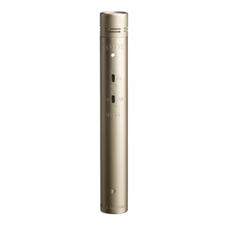 Microfono da palco/performance RØDE NT55, cardioide, cablato XLR-3, sensibilità -38 dB, 100 Ω, argento