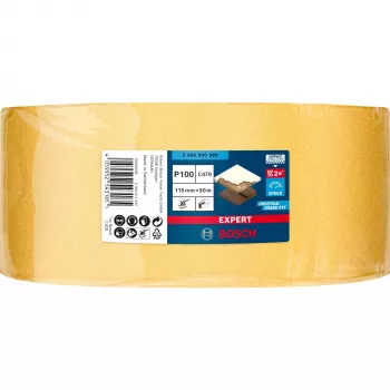 Bosch Expert C470 nastro abrasivo, nastro abrasivo, grana media, P100, finitura, rimozione di vernice, legno, levigatura a secco