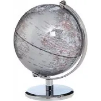 Portachiavi globo TROIKA GAGARIN G1301-SISI/CH — accessorio portachiavi in metallo color argento
