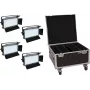 Set pannello LED EUROLITE PLL-480 QCL 4x con borsa da trasporto