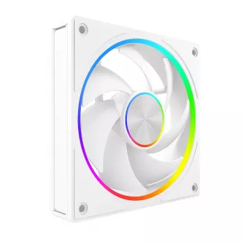 Ventola per case MODECOM VOLCANO LOOP 120 ARGB bianco – 120 mm, illuminazione ARGB, supporto PWM, 400–1400 giri/min
