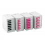 Pannello frontale EFB Elektronik per 6x SC-D, LC-Quad con fori per viti da 2,8 mm
