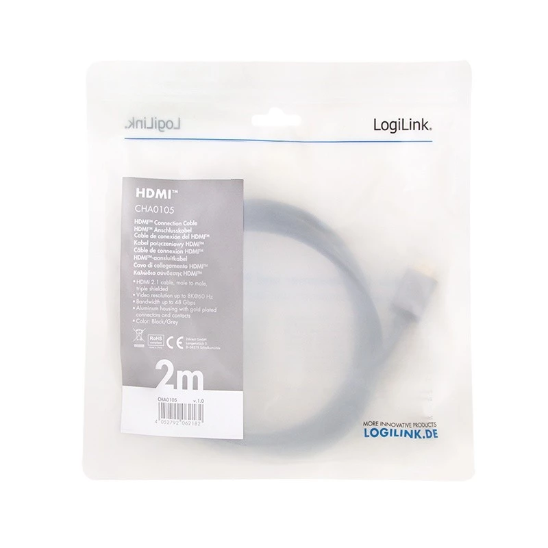 Cavo HDMI LogiLink CHA0105 2 m