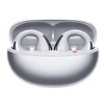 Auricolari senza fili a gancio QCY Crossky Clip C30S, argento