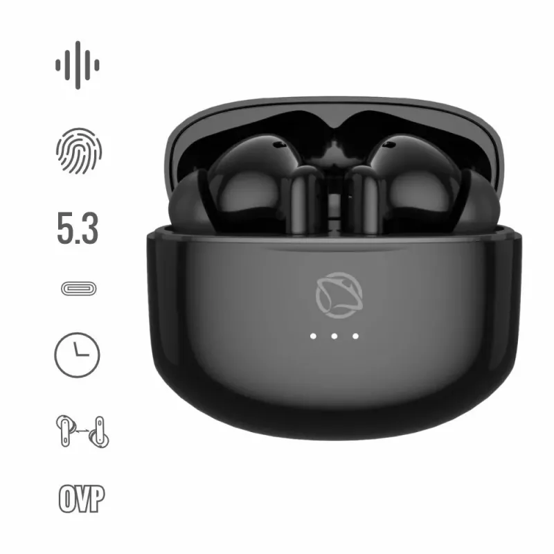 Cuffie Manta MTWS008B Rytmo nero