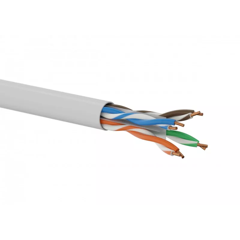 Alantec KIU6LSOH305D Cavo U/UTP Cat.6 LSOH, 305 m, Grigio, 23 AWG