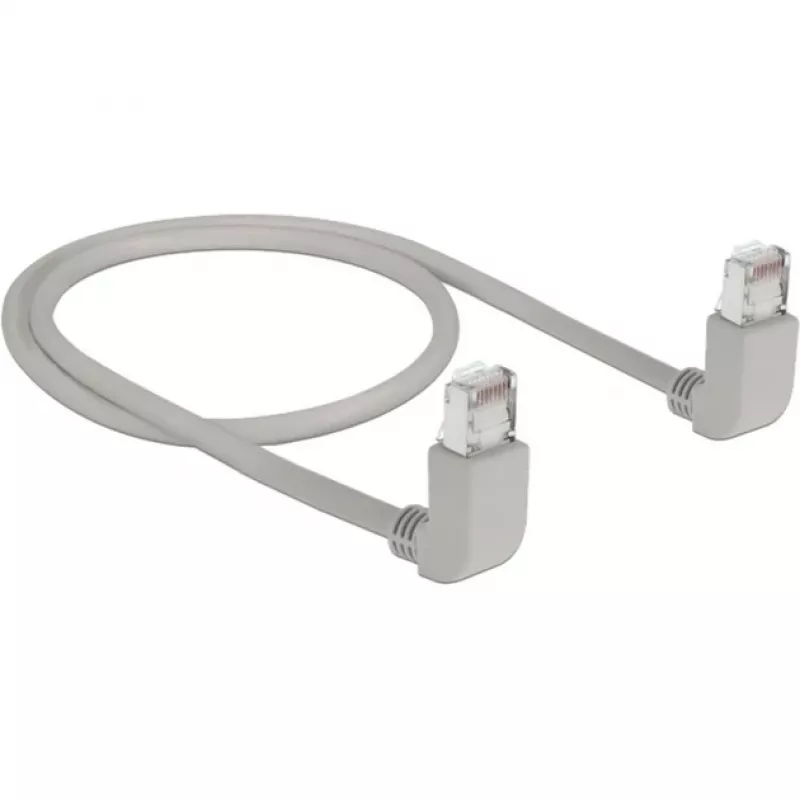 Cavo di rete DeLOCK 83513 RJ-45 Cat6a 0,5 m grigio