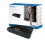 HUB USB 2.0 4 porte con alimentatore, nero