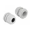 Pressacavo DeLOCK 60368 grigio plastica 2 pz.