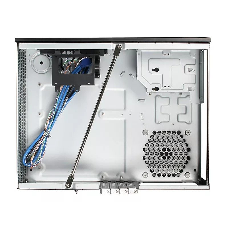 SilverStone MILO ML03 - Desktop - Micro-ATX - senza alimentatore (ATX / PS/2) - nero - USB/Audio (SST-ML03B-R)